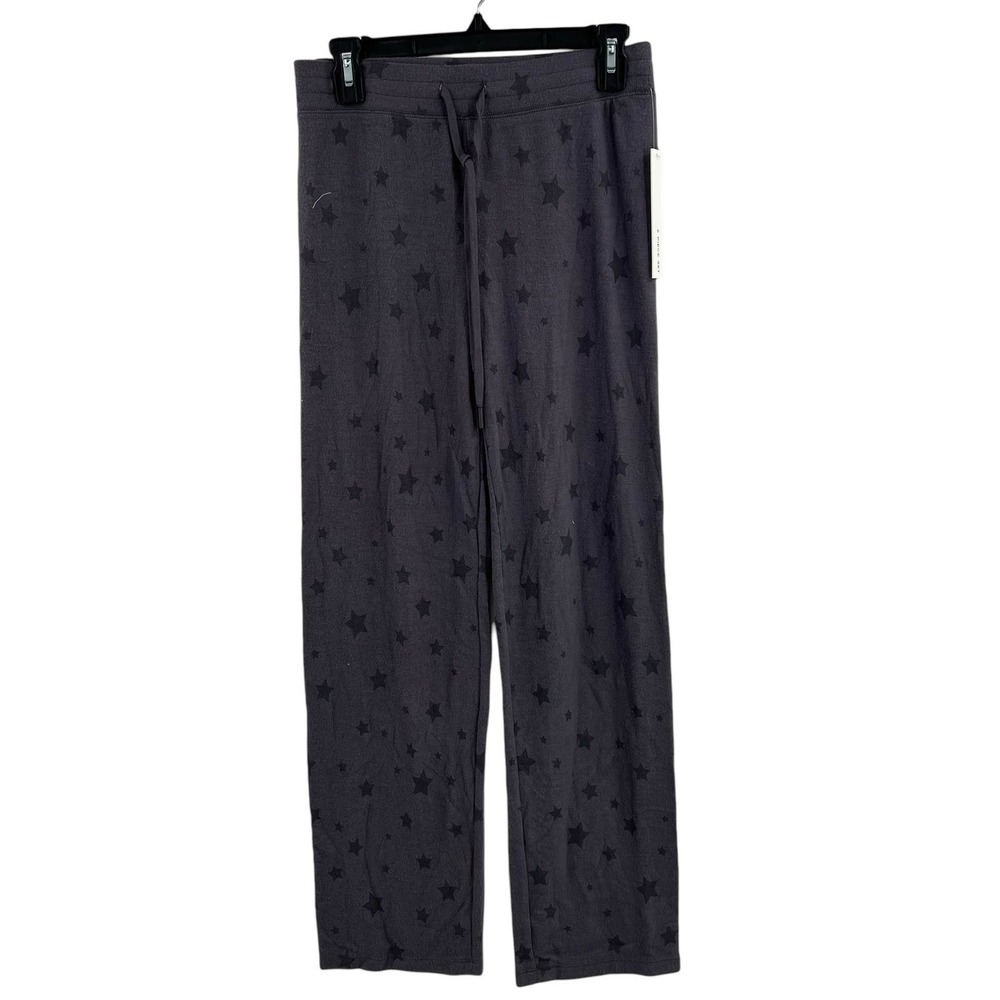 Aqua Gray All Over Star Print Lounge Pant Size XS New